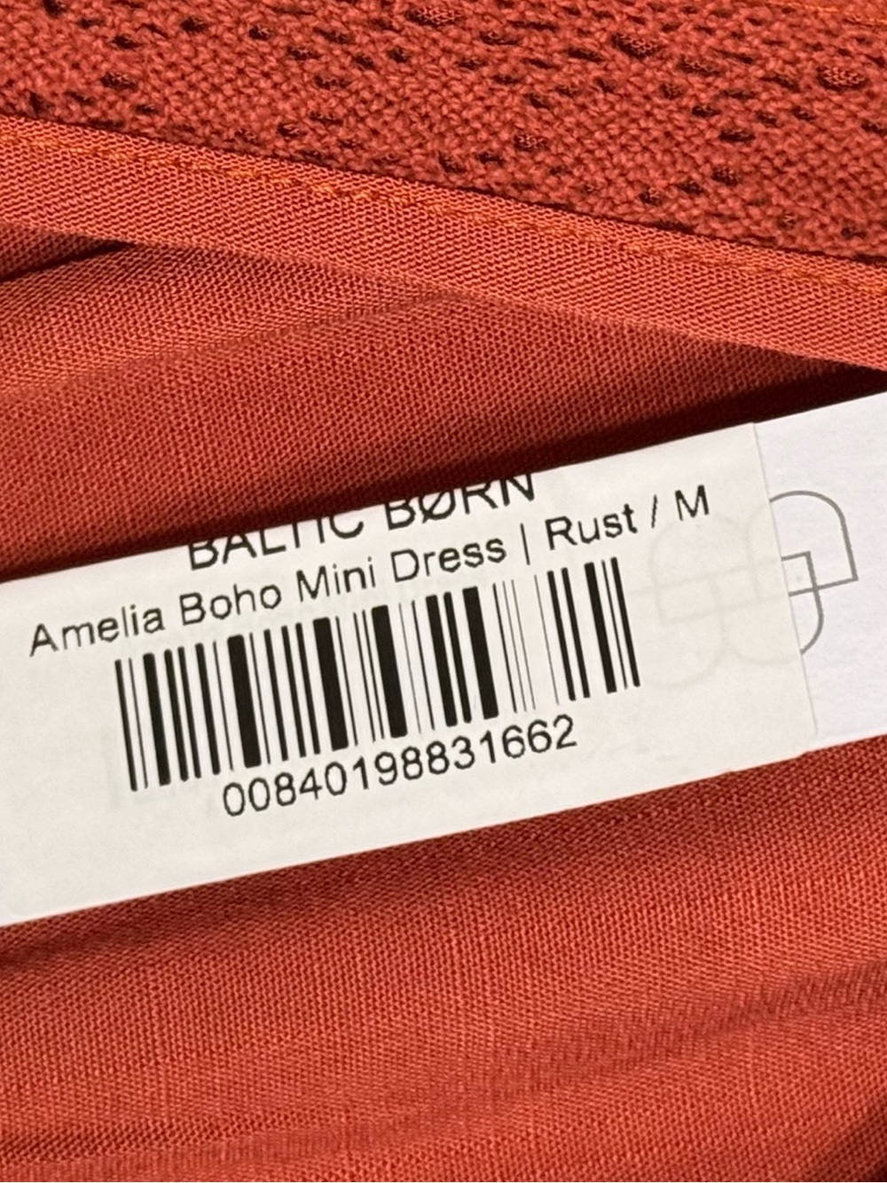Baltic Born Mini Peasant Boho Dress Size Medium - NWT - Picture 3 of 3
